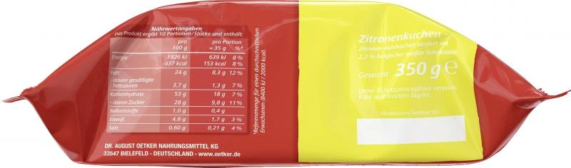 Dr. Oetker Zitronenkuchen 5 Dr. Oetker Zitronenkuchen – Bild 3