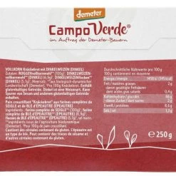 Campo Verde Demeter Vollkorn Knäckebrot Mit Dinkel -Ostmann shop 4503110402 4045178001684 03