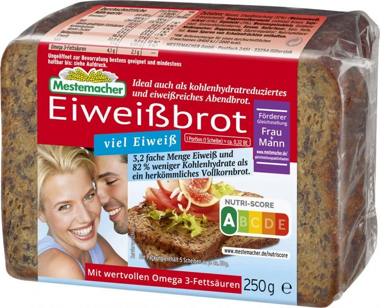 Mestemacher Eiweißbrot 3 Mestemacher Eiweißbrot