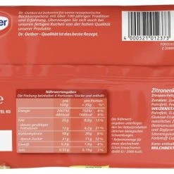 Dr. Oetker Kleine Zitronenkuchen 5 Dr. Oetker Kleine Zitronenkuchen -Ostmann shop 4503110775 4000521012373 02
